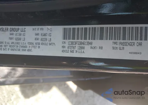 2011 Chrysler 200 S from USA, damaged, VIN 1C3BC8FG3BN613940